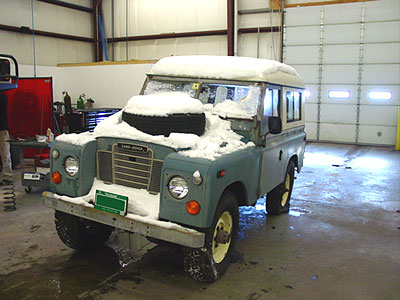 Land Rover Series III 88 refurbishment